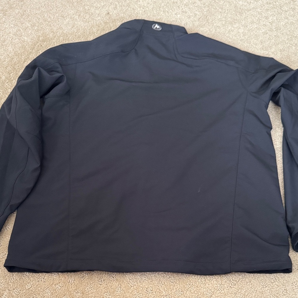 Marmot Black Softshell Jacket with Roku Logo - Picture 3 of 4